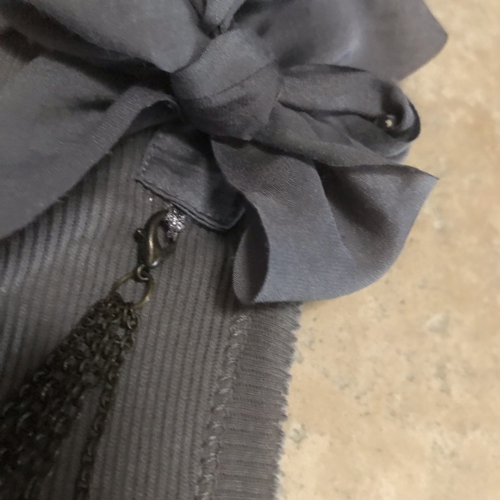 Loft Gray Ribbed Tank - Picture 4 of 9